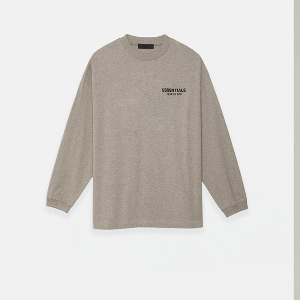 Fear of God Essentials Kids Heather Grey Long Sleeve T-Shirt